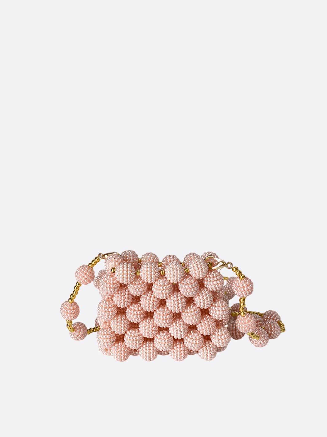 mini sac perle rose pâle