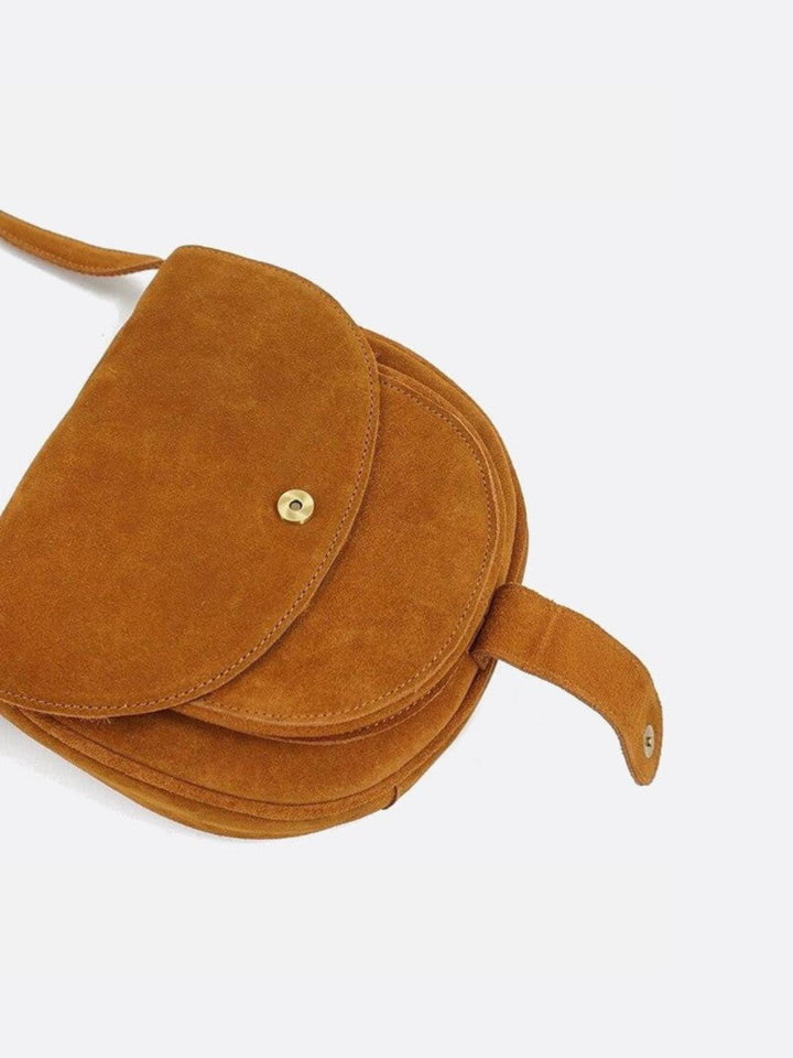 Bolso bandolera ante camel
