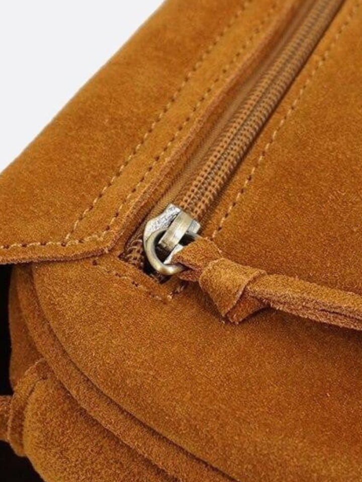Bolso bandolera ante camel