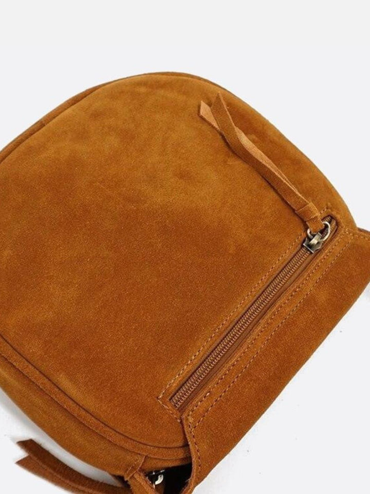Bolso bandolera ante camel