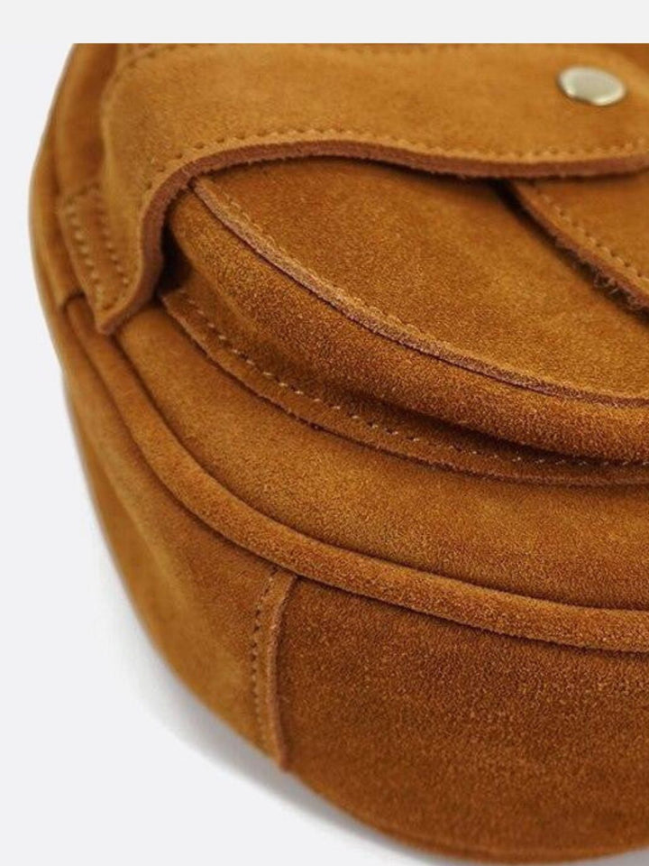 Bolso bandolera ante camel