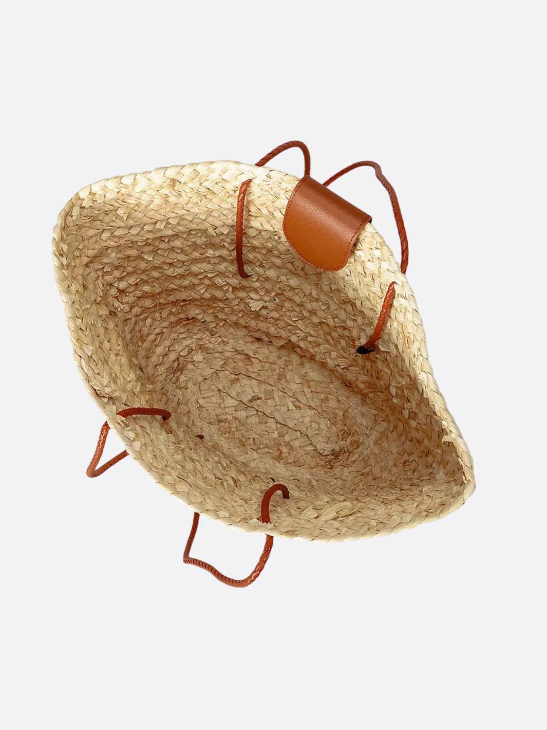 Bolsa de mano de mimbre