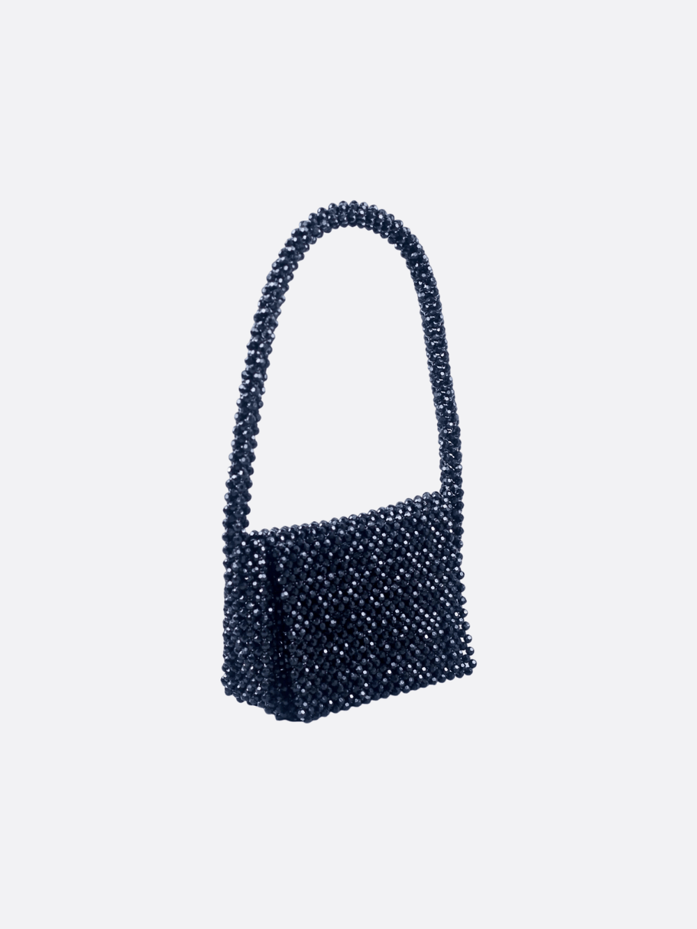 sac noir perle