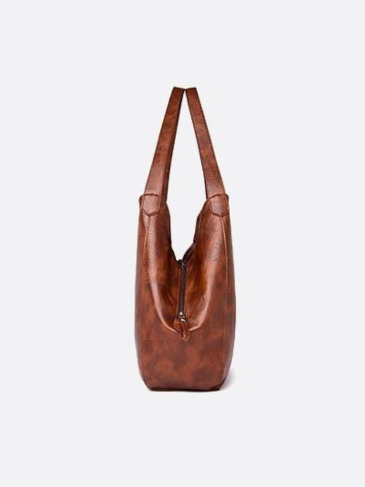 Bolso tote de cuero