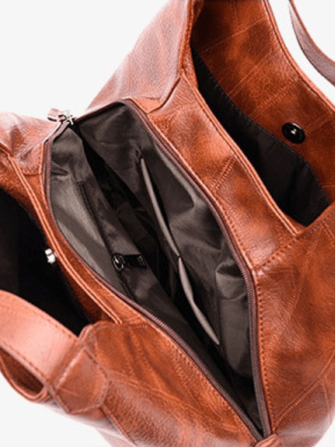 Bolso tote de cuero